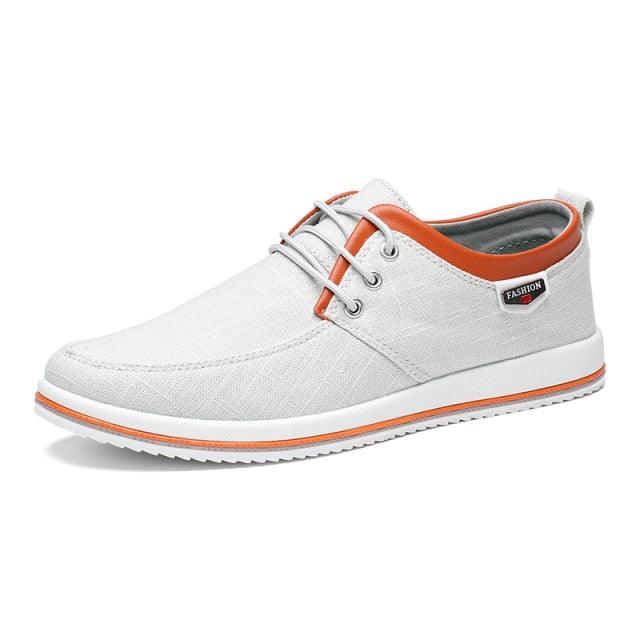 New Men's Flats High Quality Casual Shoes Handmade Shoes Casual Sports Flats Men Lightweight Comfortable Walking Shoes Outdoor Walking Sneakers For Mens