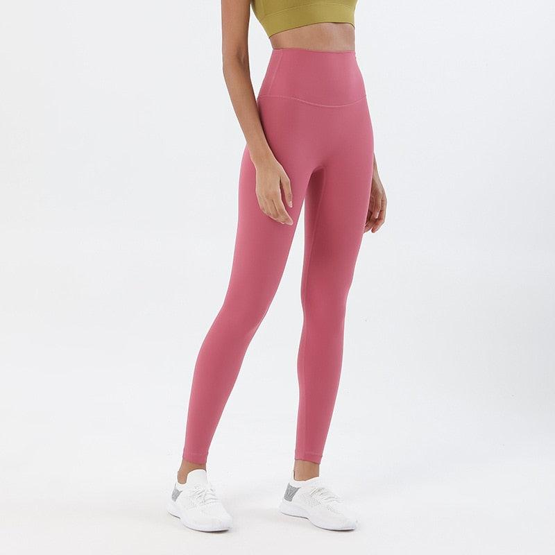 New Yoga Pants Women Leggings Fitness Girl Soft Pants Tight High Waist Women's Sports Pants Yoga Pants Leggings Workout Pants With Pocket Stretchable Sports Fitness Running Pants For Women & Girls