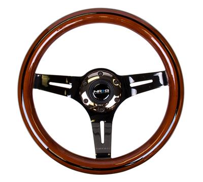 NRG Classic Woodgrain Steering Wheels - ST310BRBBK