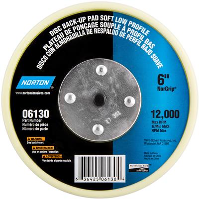 Norton Hook and Loop Foam Interface Pads - 06130