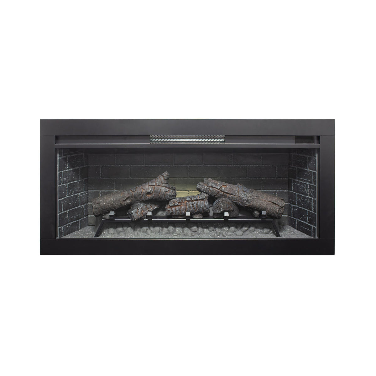 36-Inch Electric Antique Black Touch Panel Infrared Fireplace Insert With Removable Trim Kit (SAK84610)