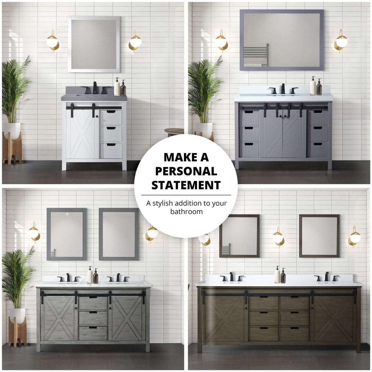 80-Inch Fully Assembled Double Bath Vanity With Soft Close Cabinets [No Countertop] (SAK53904)