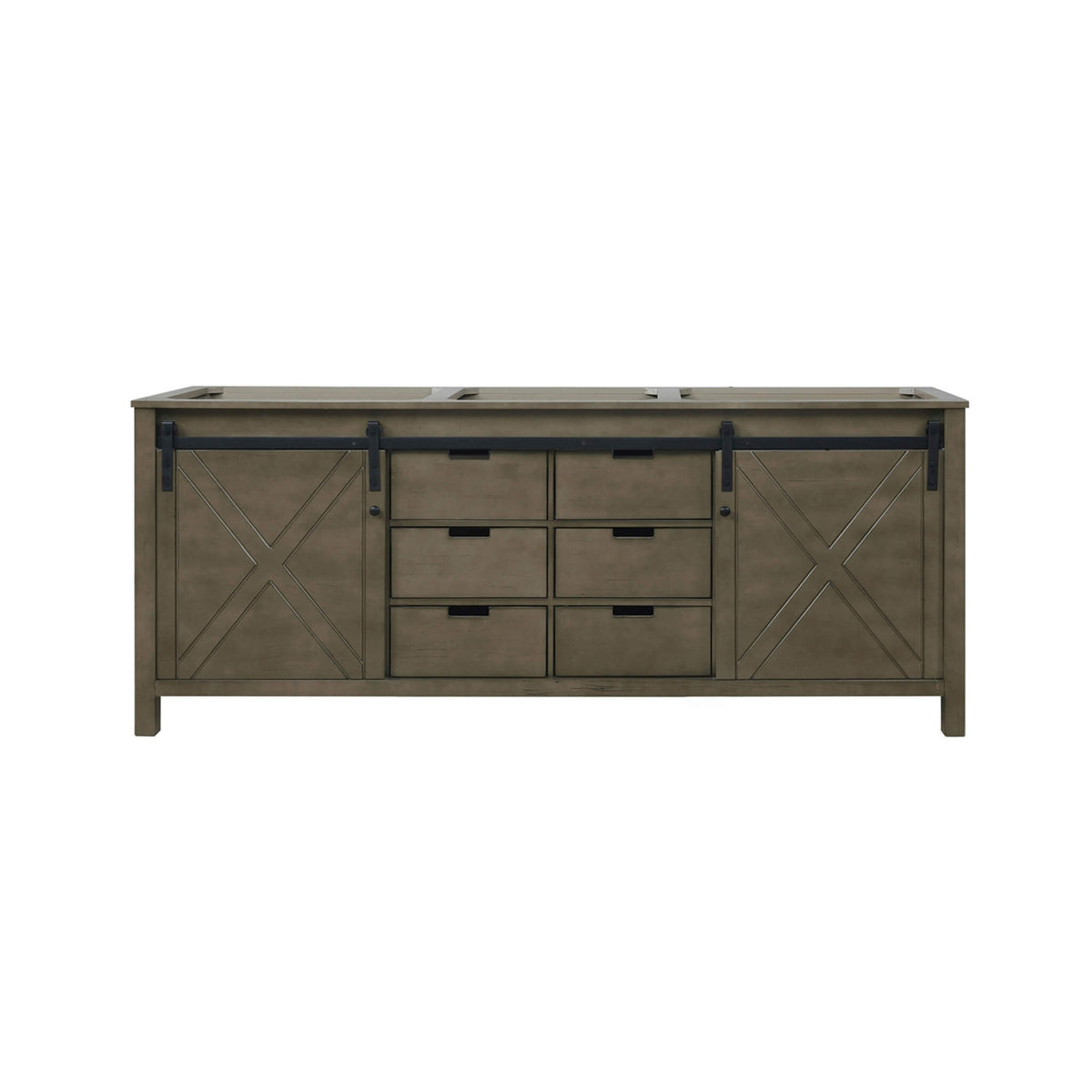 80-Inch Fully Assembled Double Bath Vanity With Soft Close Cabinets [No Countertop] (SAK53904)