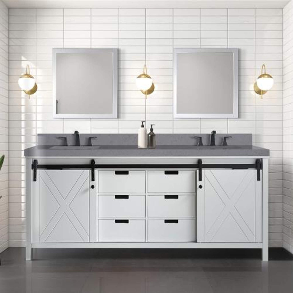 80-Inch Fully Assembled Double Bath Vanity With Soft Close Cabinets [No Countertop] (SAK53904)