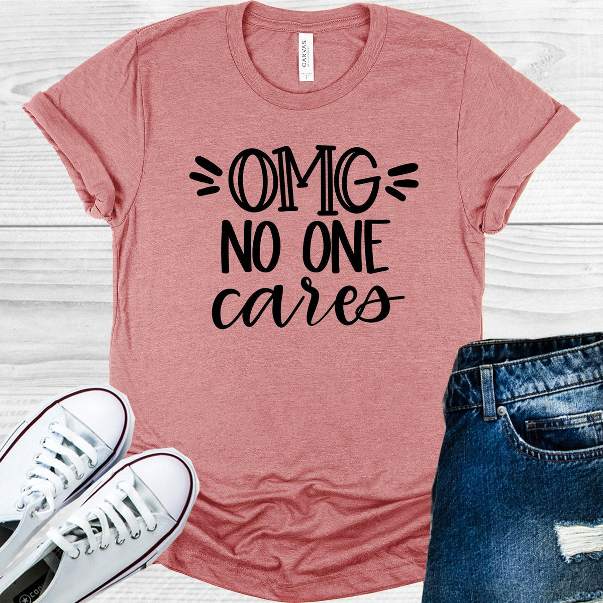 OMG No One Cares Graphic Tee