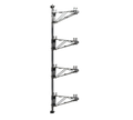 Eagle Group Valu-Gard PWM14-4VG Adjustable Post Wire Wall-Mount Mid Unit, 14-Inch Shelves, 63-Inch Post, Green Epoxy Finish