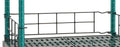 Eagle Group QuadPlus QL24L-1VG Shelf Ledge, Left-to-Right, 24"W x 1"H, Green Epoxy, for Polymer Shelf Mat