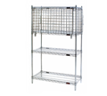 Eagle Group EAGLEbrite SECM1836FZ Security Cage Enclosure Kit, Flip-Up Door, Zinc Finish, 36"W x 18"D