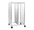 Eagle Group Panco OUR-1822-5-SR Double-Compartment Mobile Tray Rack, Front-Loading, Open Frame, 22-Tray, 18 x 26-Inch Trays, 5-Inch Centers