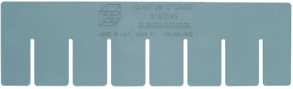 Quantum DS92035 Short Gray Ice Bin Divider