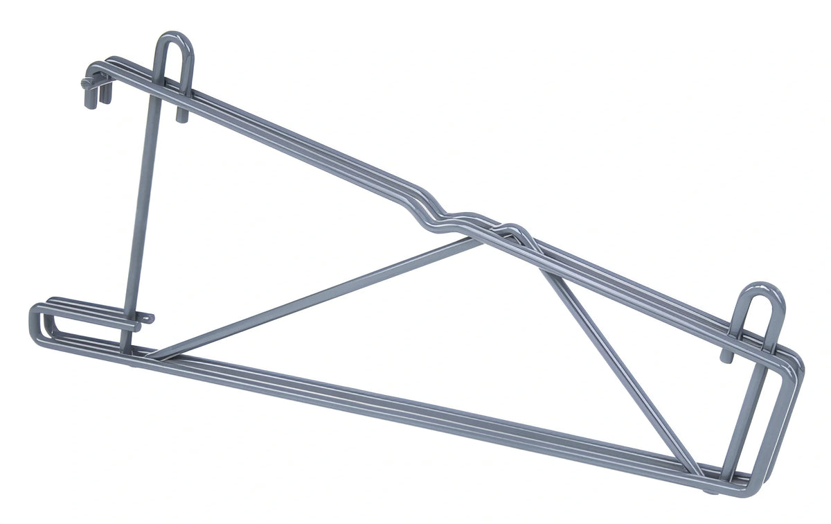Quantum SG-CS14GY Shelf Support Bracket for 14"W Shelves, Single, Gray Epoxy Antimicrobial Finish
