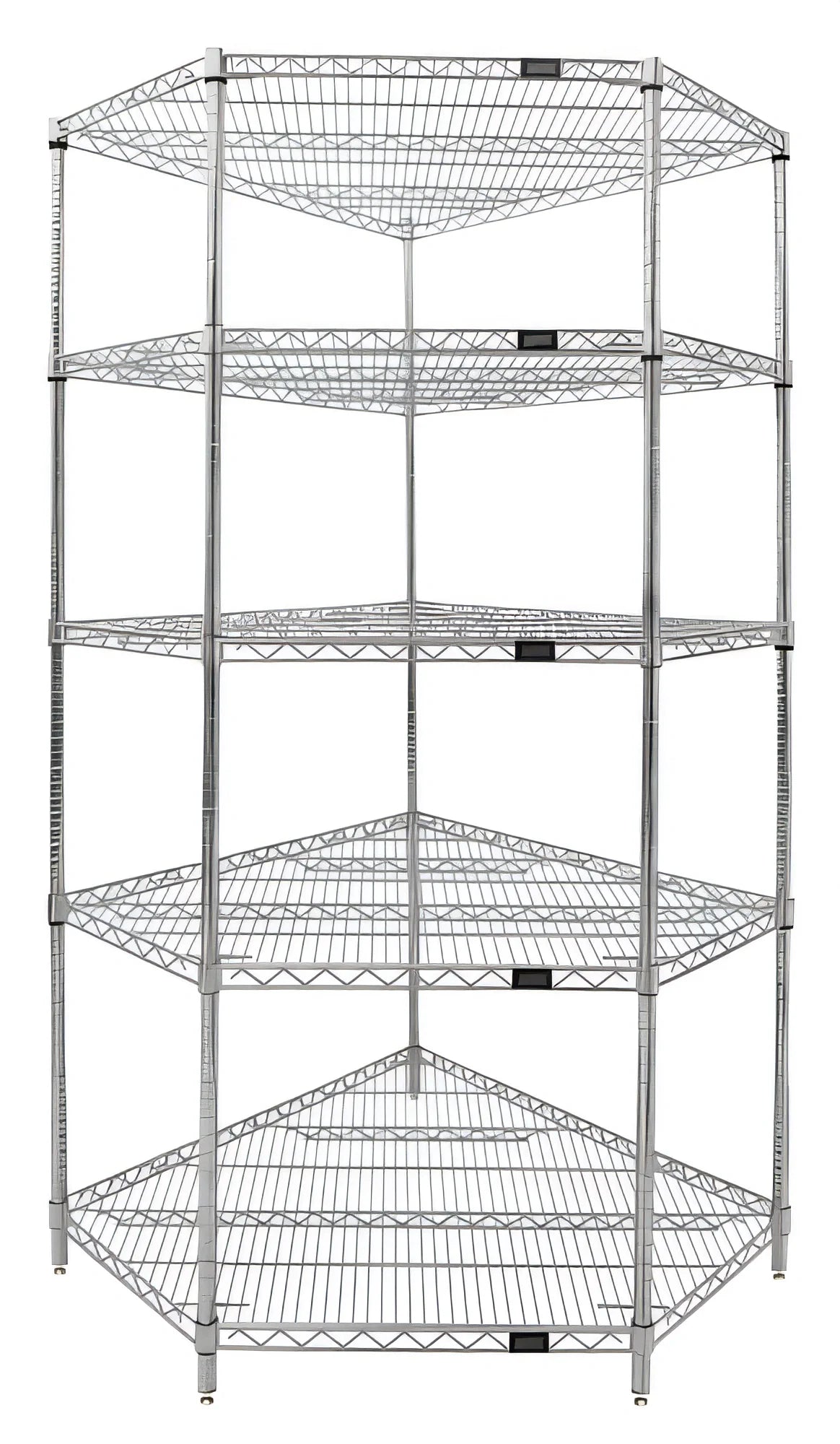 Quantum WR86-2442CRNC-5 42 x 24-Inch Chrome-Plated Wire Shelving Starter Kit, 5 Shelves