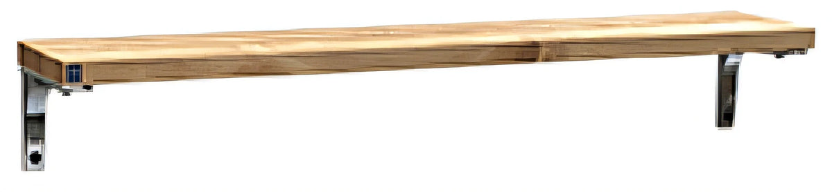 Eagle Group WB-DB-HT5 Laminated Hardwood Cutting Board with Drop Brackets, 79 x 8 x 1-1/4 Inch