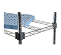 Eagle Group QuadPlus QPF-2148V-BL Louvered Polymer Shelf Mat, Blue, 48"W x 21"D Case of 4
