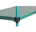 Eagle Group QuadPlus QPF-QA2436E-GS Solid Green Polymer Shelf Mat, 36 x 24 in, Antimicrobial, with Quad-Adjust Frame Case of 4