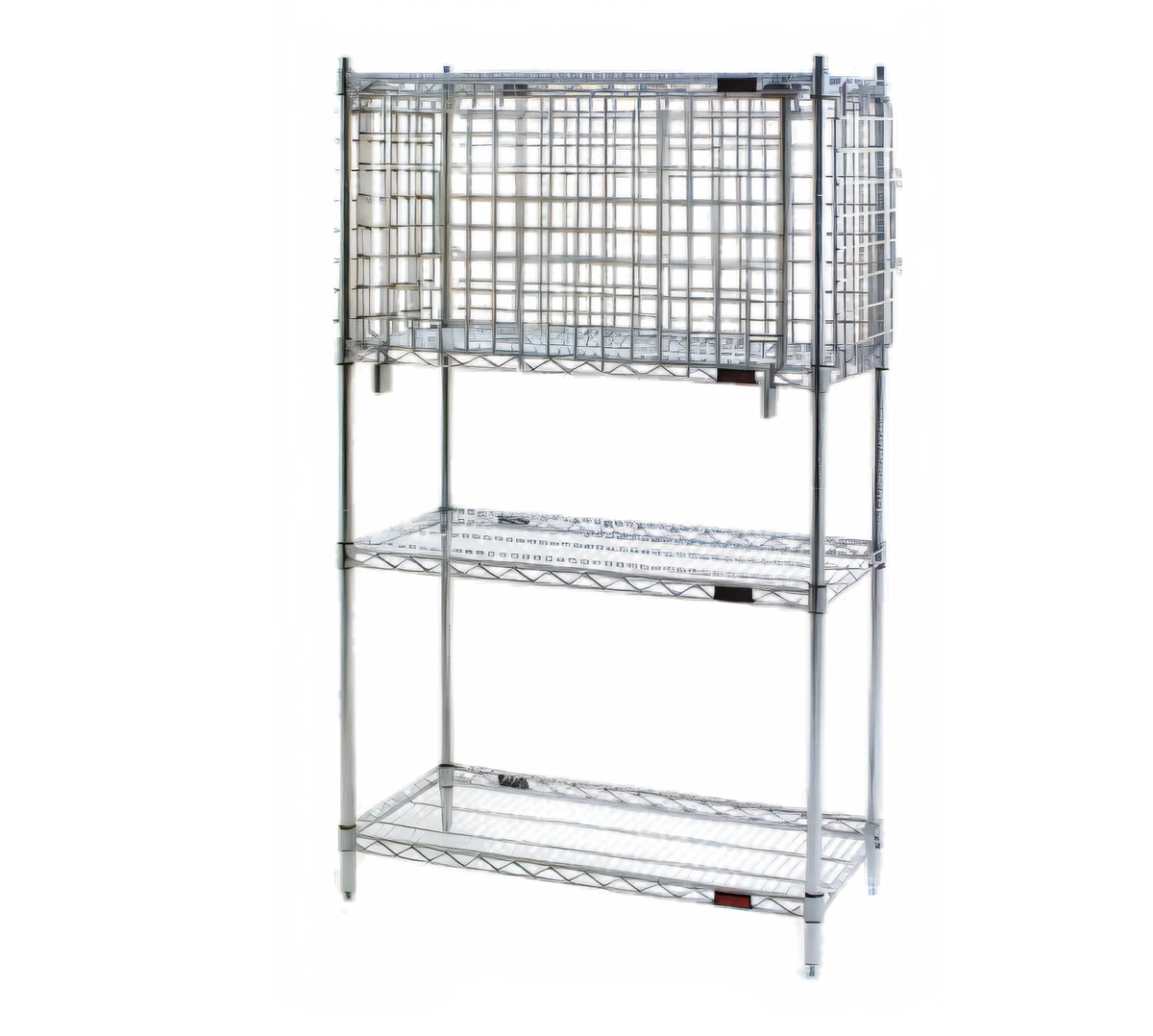 Eagle Group SECM2436FS 36"W x 24"D Stainless Steel Security Enclosure Kit with Flip-Up Door