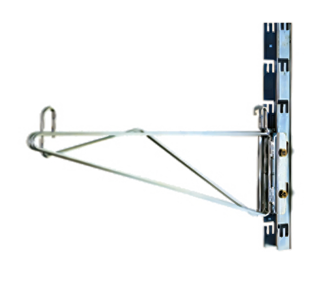 Eagle Group WalStor PR24B 24-Inch Wire Shelf Brackets, Zinc Finish 1 Pair