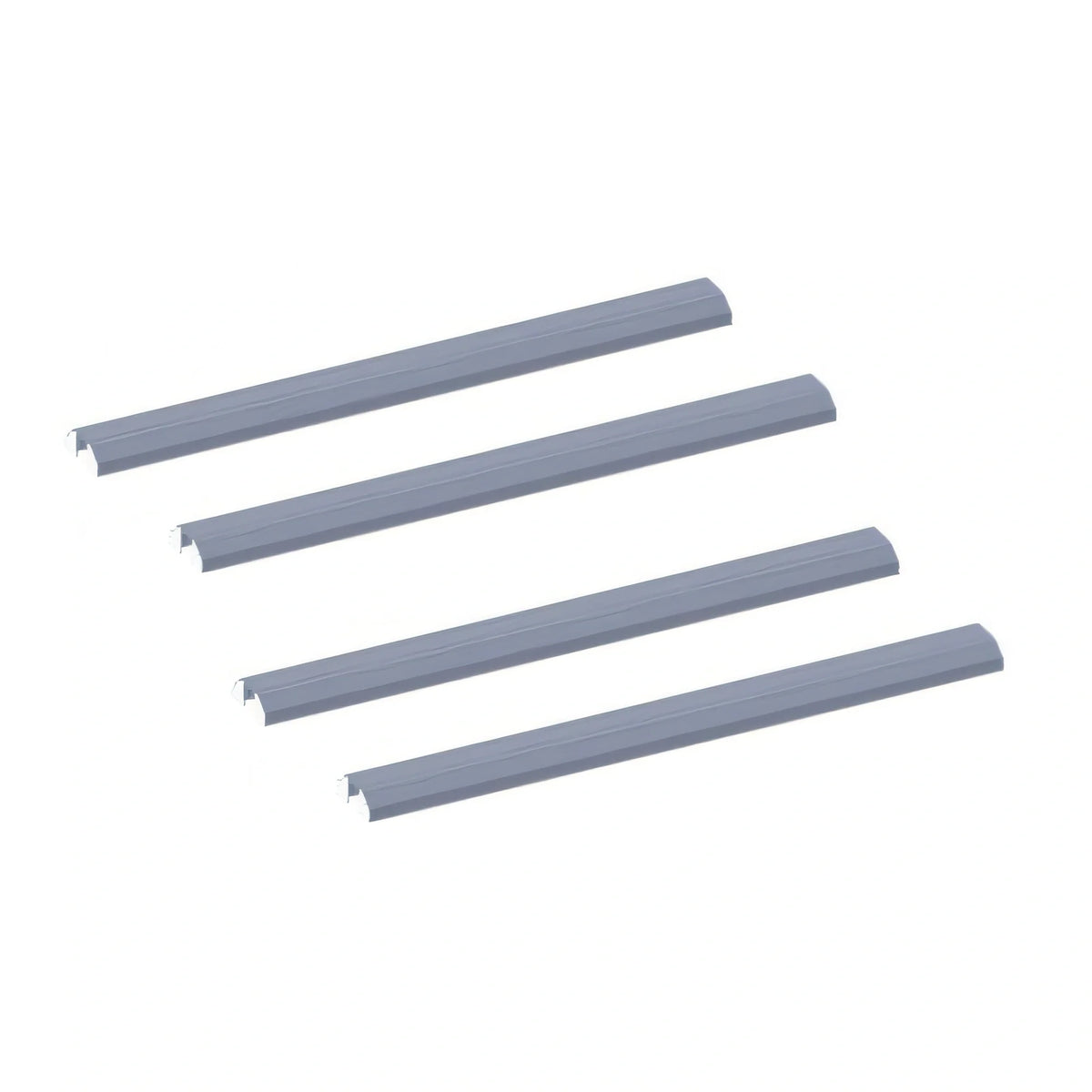 Quantum TTK-11 Aluminum Overhead Track Kit with 2 11-Foot Tracks and 4 End Plates, Chrome