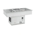 Atlas Metal WCMD-C-X-4 Deep 4-Pan Remote Refrigerated Drop-In Cold Well, Full-Size 12" x 20" Pans