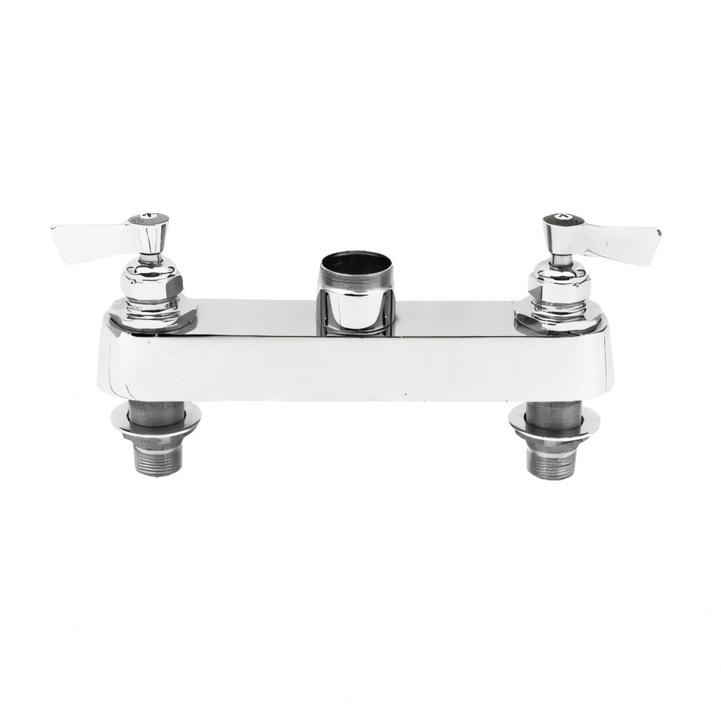 Fisher 5300-CV Deck-Mount Control Valve, 8-Inch Centers, Swivel Outlet, Check Valves, 3/4-Inch Inlet