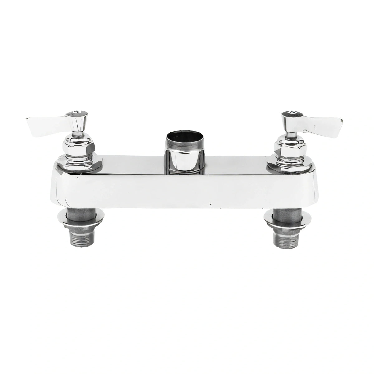 Fisher 5300-CV Deck-Mount Control Valve, 8-Inch Centers, Swivel Outlet, Check Valves, 3/4-Inch Inlet