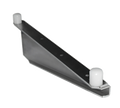 Eagle Group MMBCSS-K-18-R Heavy-Duty Right-Hand 18-Inch Stainless Steel Shelf C-Bracket for Cantilevered Shelving