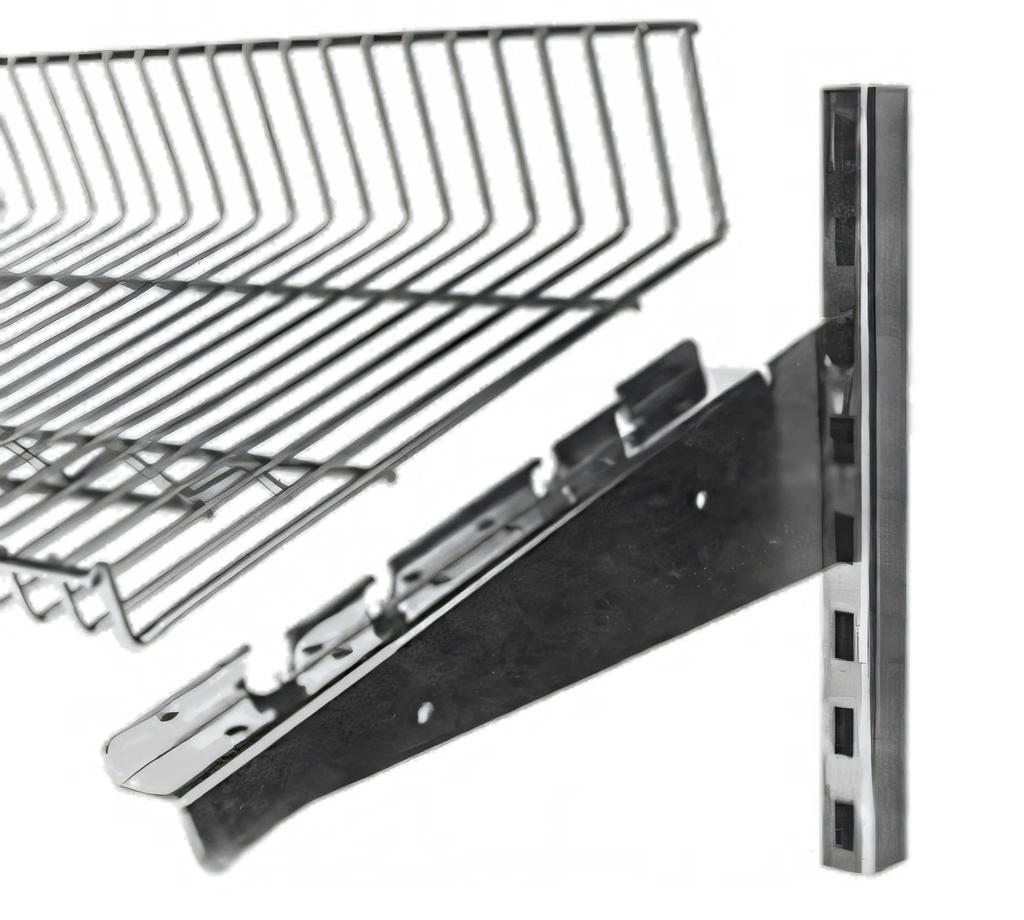 Eagle Group Streater S20 Replacement Brackets for Wire Display Shelving, 20" Long, Pair