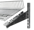 Eagle Group Streater S20 Replacement Brackets for Wire Display Shelving, 20" Long, Pair