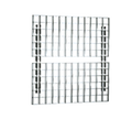 Eagle Group WalStor WM2484 Modular Wall System Wall Mat, 84 x 24 Inches, 3 x 3 Grid, EAGLEbrite Zinc Finish