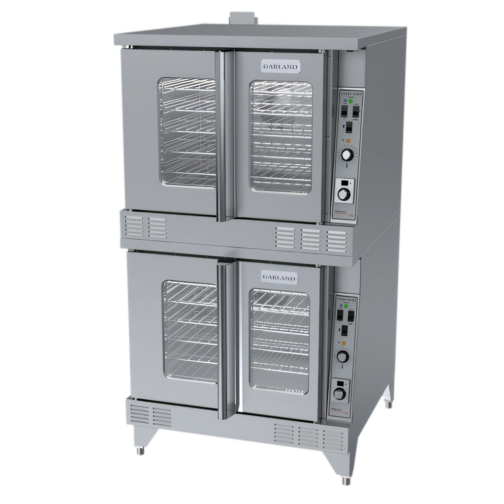 Garland Master MCO-ED-20-S Double-Deck Deep-Depth Electric Convection Oven with Solid-State Controls, 6-Pan Capacity per Compartment