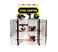 Eagle Group SDM1436C Secure Mobile Wire Display Merchandiser, Chrome Finish, Mylar Inlay, 36"W x 14"D x 40"H