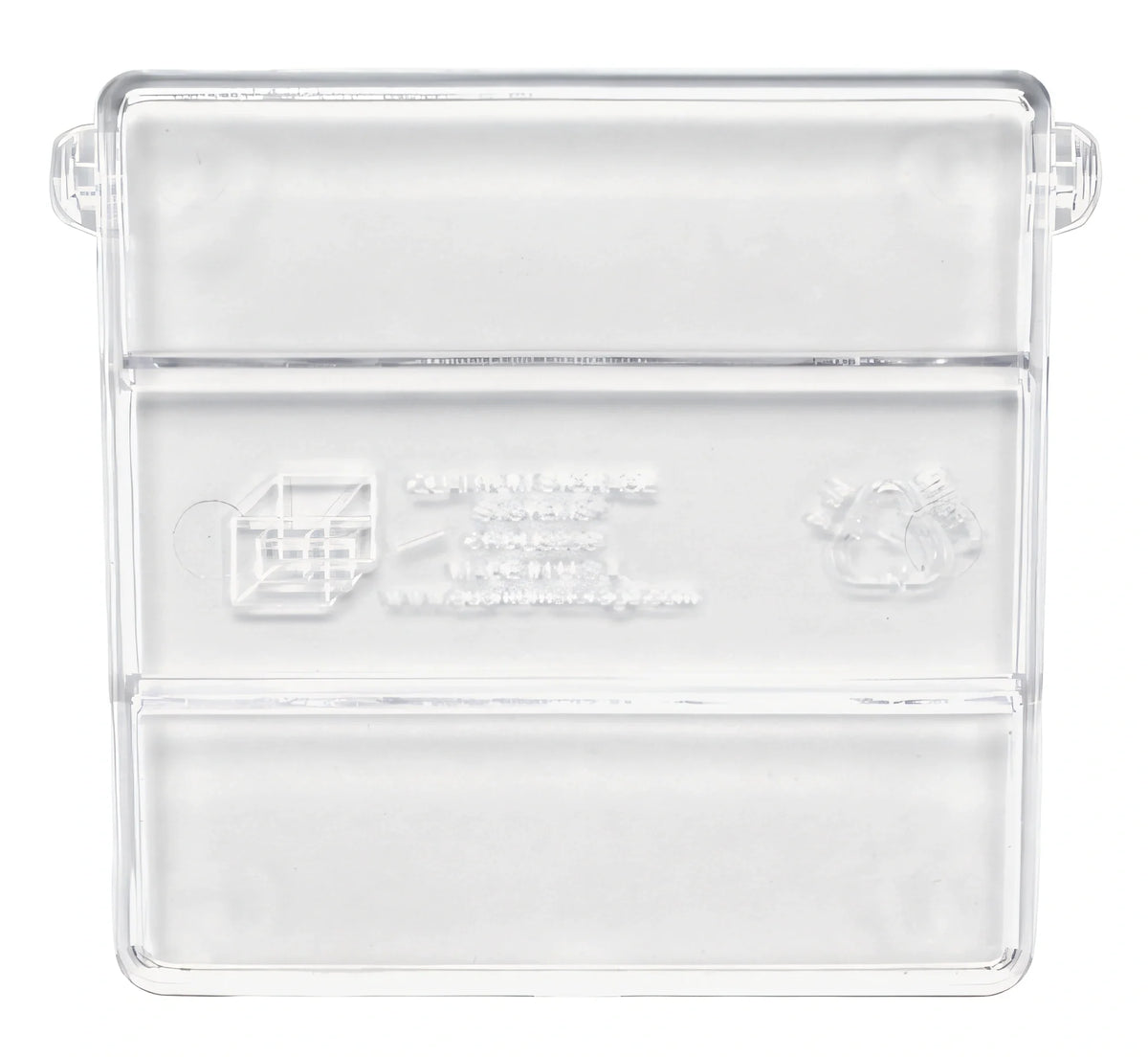 Quantum CRDUS238CL Clear Cross Divider with 3 Divider Slots for QUS238 Ice Bin Case of 6