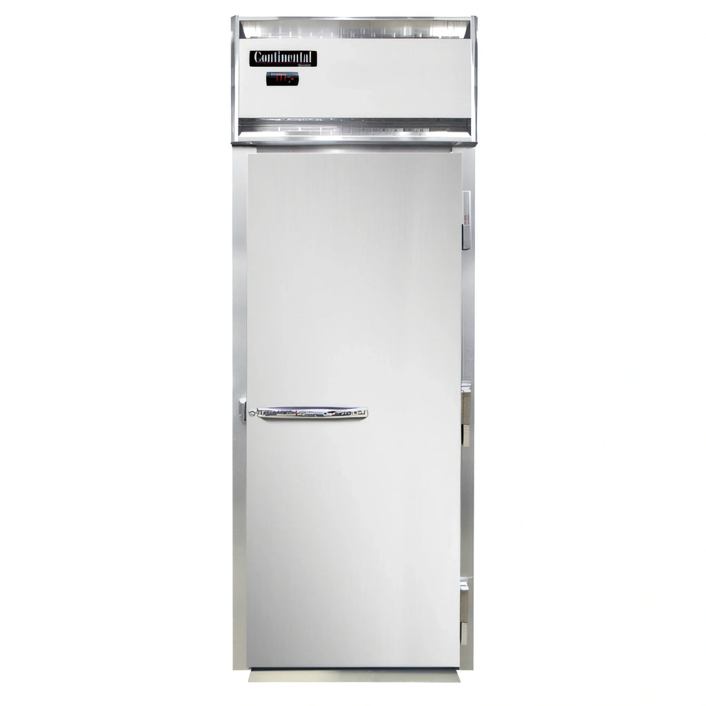 Continental Refrigerator Designer Line DL1WI-SA Roll-In One-Section Warmer with Solid Door, Stainless Steel Exterior