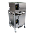 AccuTemp Evolution E3/E62081D060 DBL Two-Compartment Connectionless Boilerless Convection Steamer, Digital Controls, 9 Full-Size Pan Capacity, Stand