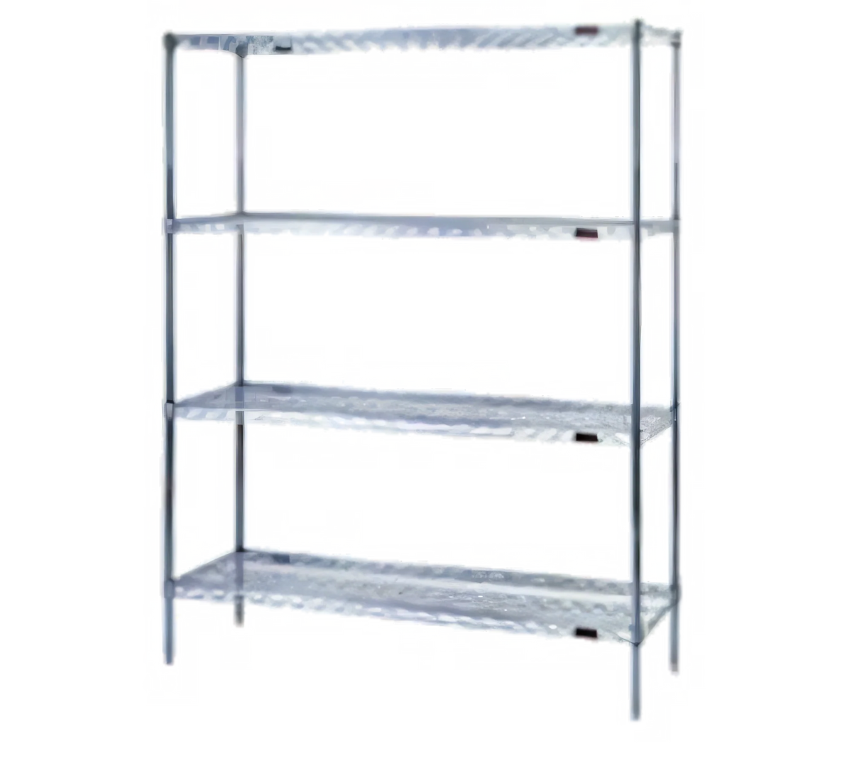 Eagle Group EAGLEbrite S4-74-2424Z 4-Tier Starter Wire Shelving Unit, 24 x 24 x 74 Inches, Zinc Finish
