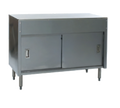 Eagle Group Spec-Master ST3CB 48-Inch Stainless Steel Solid Top Utility Station with Enclosed Sliding-Door Base