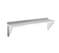 Channel Manufacturing SWS1236 Solid Stainless Steel Wall-Mounted Shelf, 36"W x 12"D, 18 Gauge, 300 Series