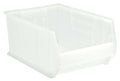 Quantum QUS954CL Stackable Clear Polypropylene Storage Container, 23-7/8"L x 16-1/2"W x 11"H
