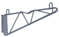 Quantum DWB12GY Wall-Mount Cantilever Shelf Bracket Set, 12" Arms, Gray Epoxy Finish