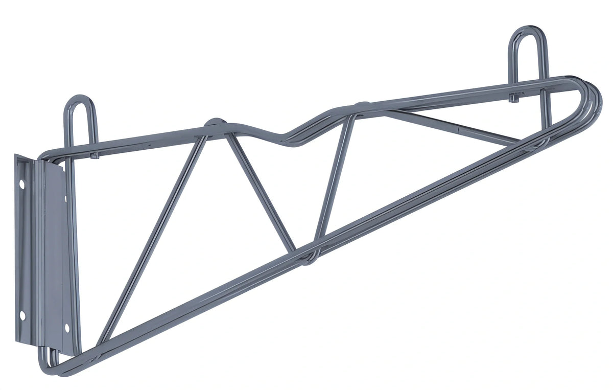 Quantum DWB12GY Wall-Mount Cantilever Shelf Bracket Set, 12" Arms, Gray Epoxy Finish