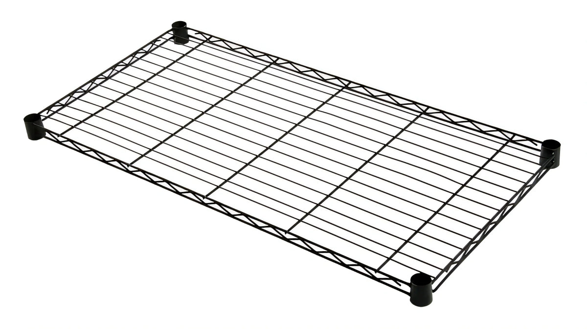 Quantum 2124BK Wire Shelf, 24"W x 21"D, Black Epoxy Finish