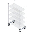 Quantum TTK-M21 Mobile Kit for 21-Inch Overhead Track Shelving, Chrome, 74-Inch Posts