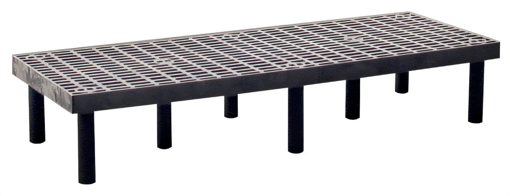 Quantum 662412DPP Vented Polyethylene Dunnage Rack, 1000 lb. Capacity