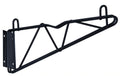 Quantum DWB14BK Wall-Mount Cantilever Shelf Bracket Set, 14 in Deep, Black Epoxy Finish