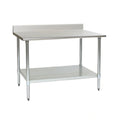 Eagle Group BlendPort® BPT-3024EB-BS 24" x 30" Stainless Steel Work Table, 16-Gauge 300 Series Top, 4-1/2" Backsplash, Galvanized Undershelf