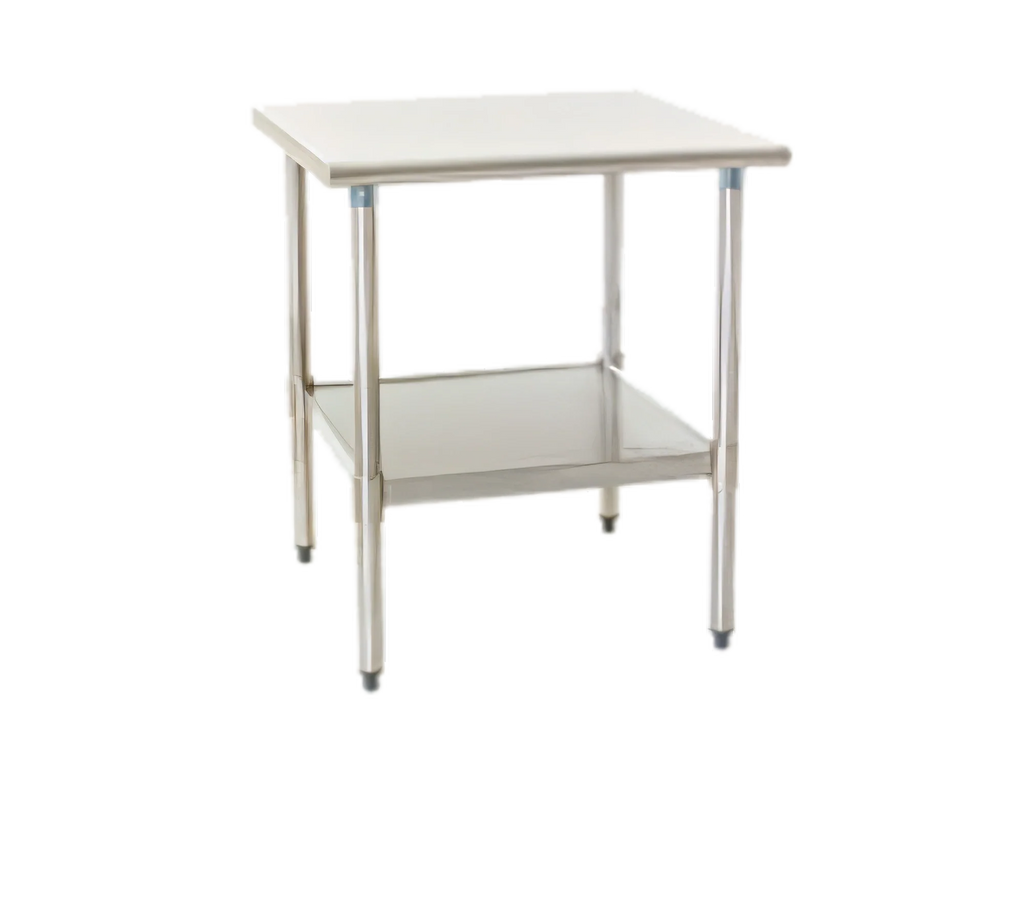 Eagle Group Deluxe T3696SEB Stainless Steel Work Table with Adjustable Undershelf, 96"W x 36"D