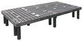 Quantum 663612DPP Vented Polyethylene Dunnage Rack, 1500 lb. Capacity