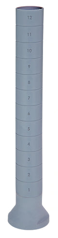 Quantum QPP86 Wire Shelving Post, 86"H, Polymer, Gray