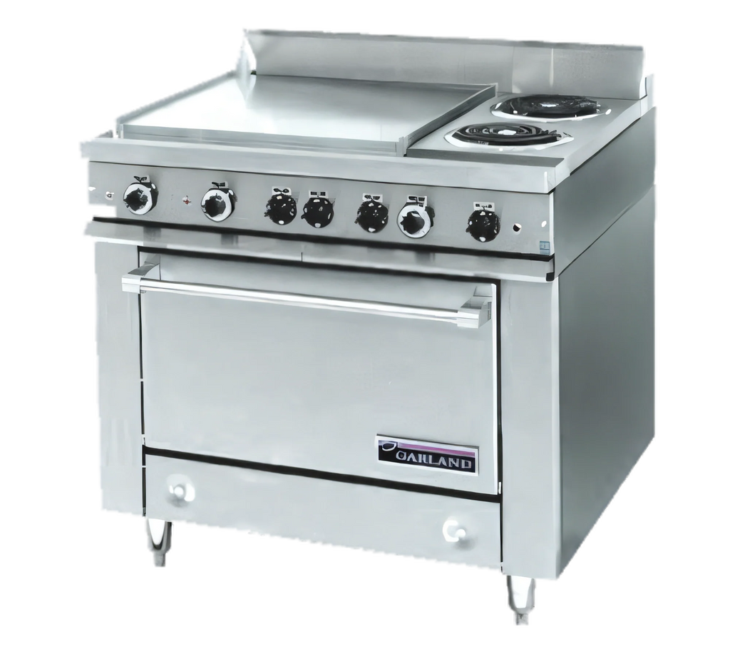 Garland 36E Series 36ES39 36-Inch Electric Six-Zone Boil Section Range with Storage Base