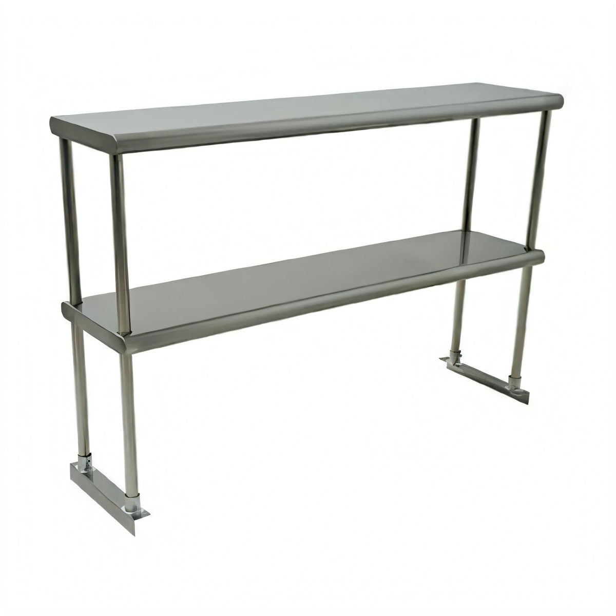 Eagle Group BlendPort® BPDOS-1872 72-Inch x 18-Inch Table-Mount Double-Deck Stainless Steel Work Table Overshelf